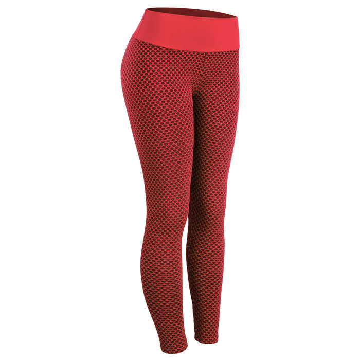 Avery | Seamless Honeycomb Scrunch Leggings, High Waist