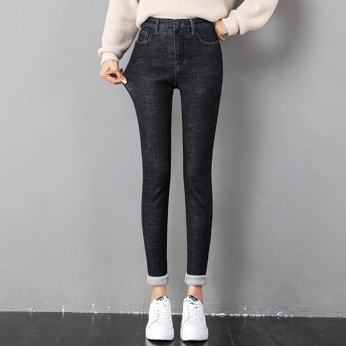 Riley | Fleece-Lined Skinny Jeans for Winter
