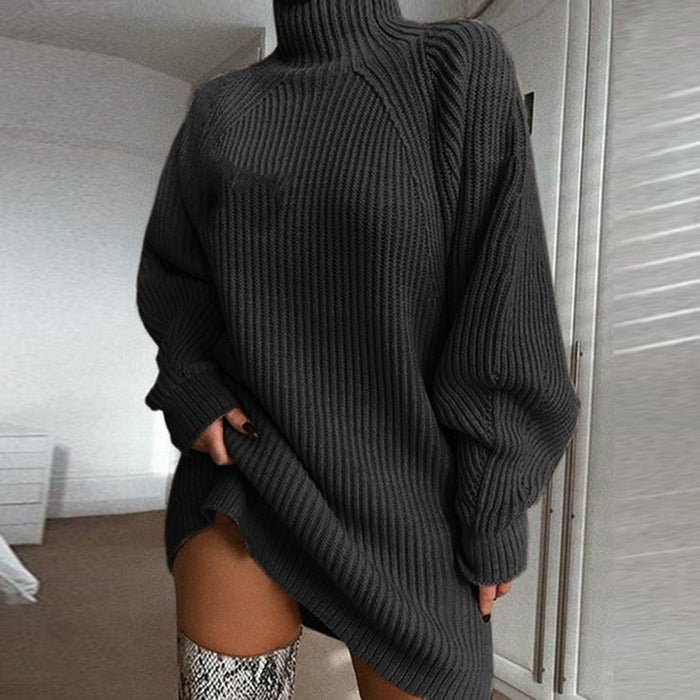 Hannah | Turtleneck Sweater Dress with Long Sleeves for Winter