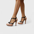 Women's Orthopedic Heels with Cushioned Footbed for Office Wear