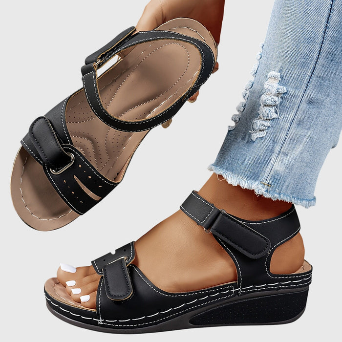 Women's Sandals with Orthopedic Cushioned Footbed for Summer