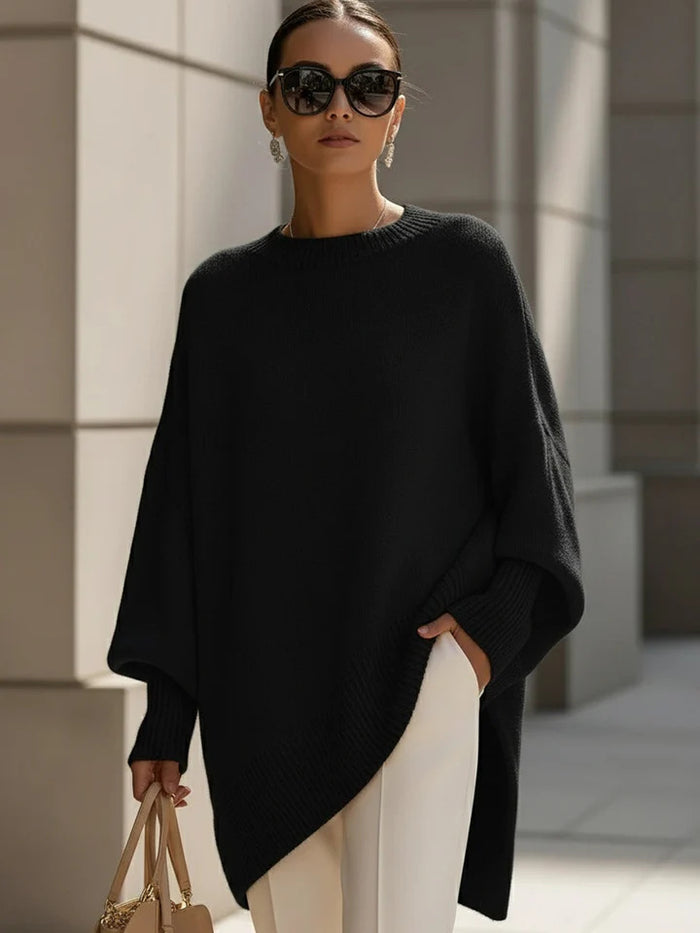 Isabella | Thick Knit Crew Neck Sweater with Loose Fit