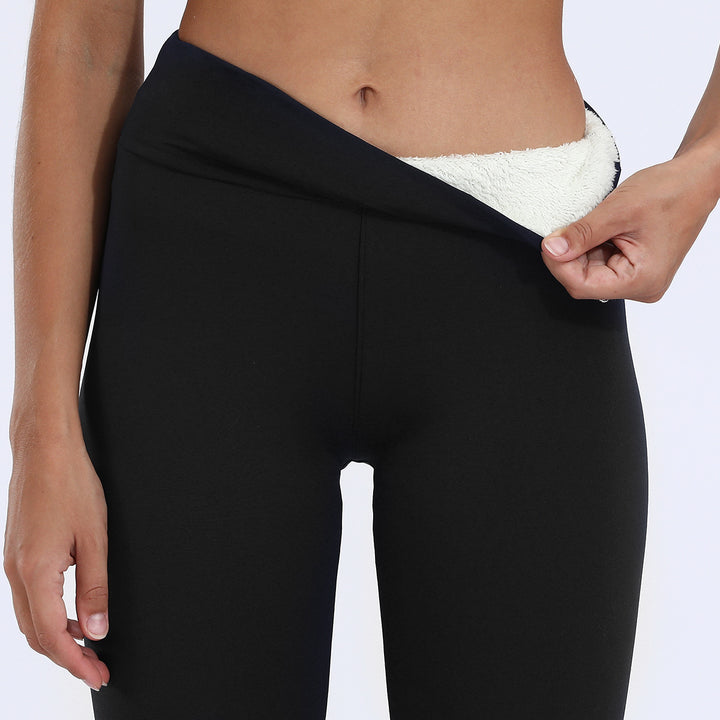 Warm Thick Winter Leggings, High Stretch Skinny Fit Pants