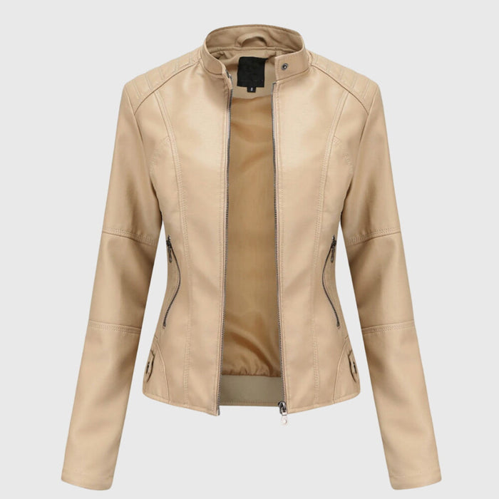 Women's Jacket with Zip Closure for All-Season Wear