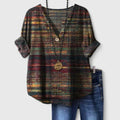 Women's Blouse with V-Neckline for Everyday Wear