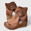 Women's Orthopedic Boots with Buckle Strap for Everyday Wear