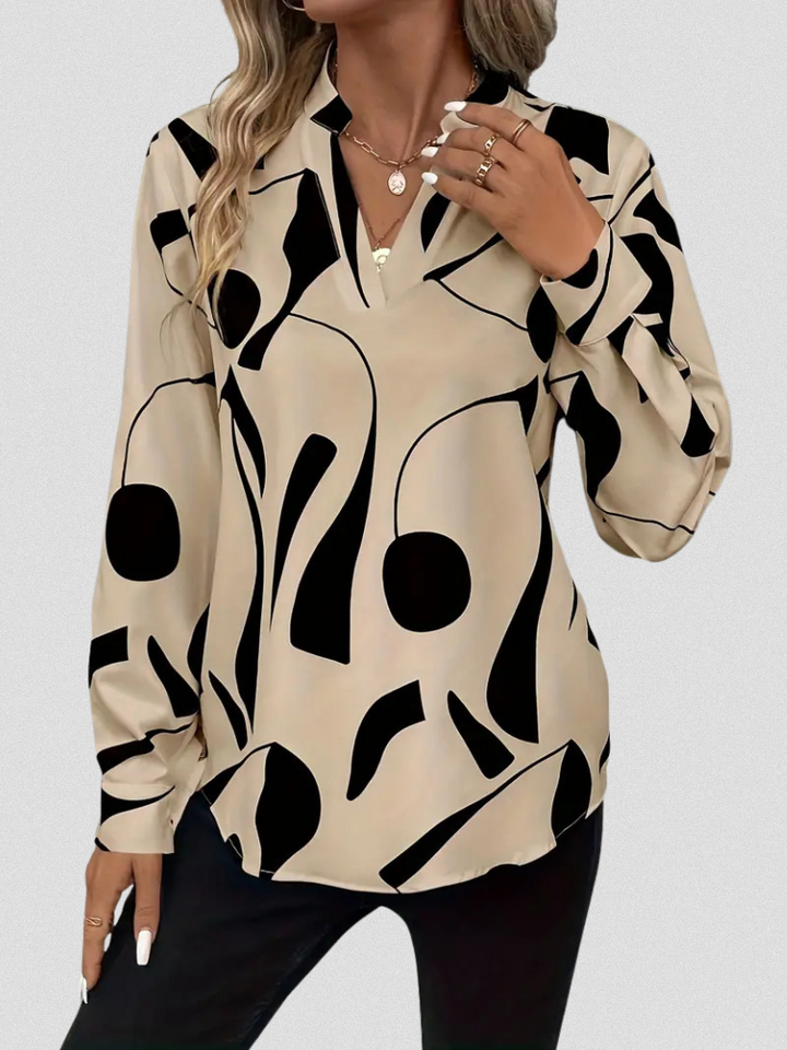 LYRA SATIN LOOK BLOUSE