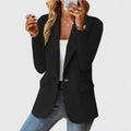 Women's Blazer with Tailored Fit for Office Wear