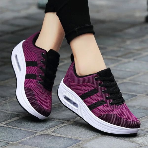 Women's Air Cushion Sneakers with Orthopedic Support