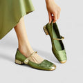 Women's Orthopedic Pumps with Block Heel for All-Day Comfort