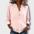 Scarlett | Ruffled V-Neck Blouse