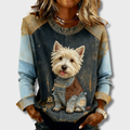 Nora | Long sleeve animal top