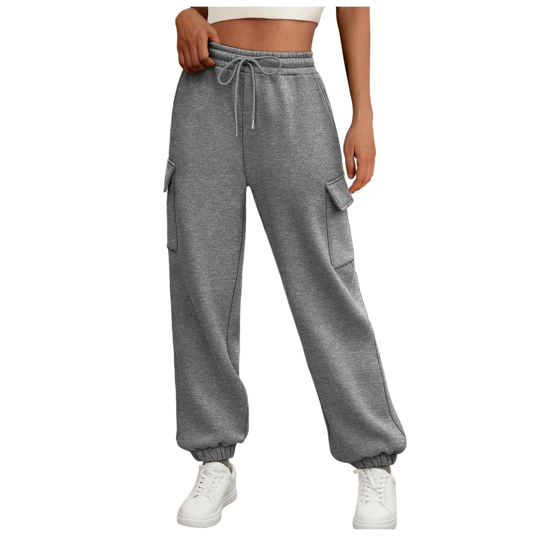 Fleece Lined Baggy Sweatpants, Women&