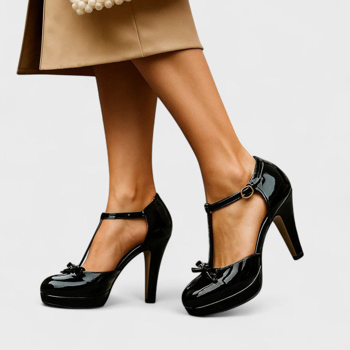 Women's Orthopedic Heels with Cushioned Footbed for Office Wear