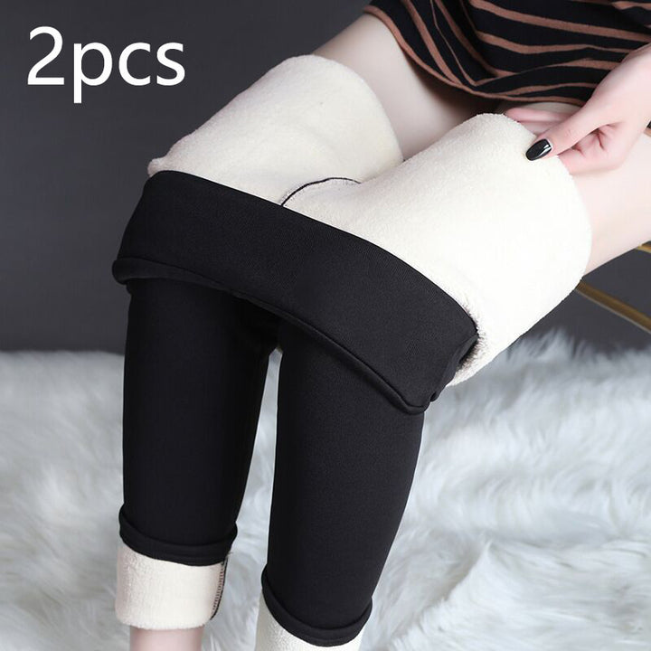 Warm Thick Winter Leggings, High Stretch Skinny Fit Pants