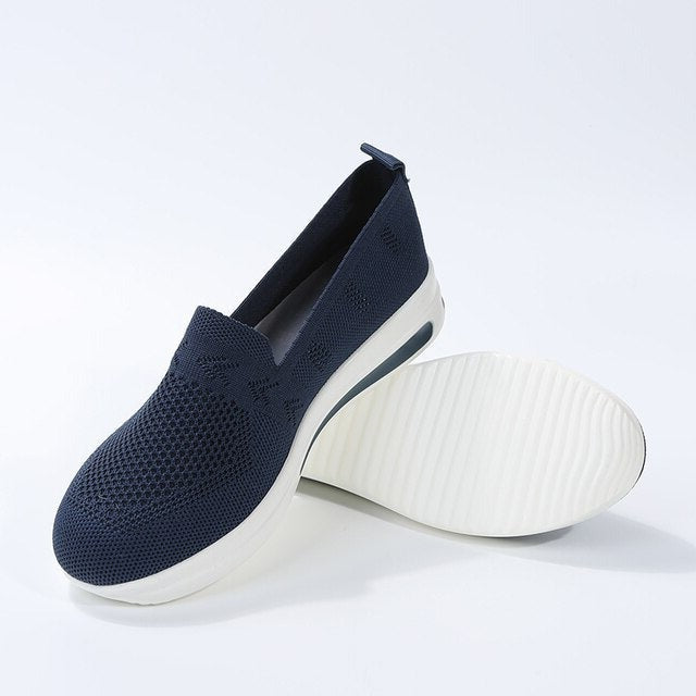 Women's Knit Slip-On Sneakers Breathable Lightweight