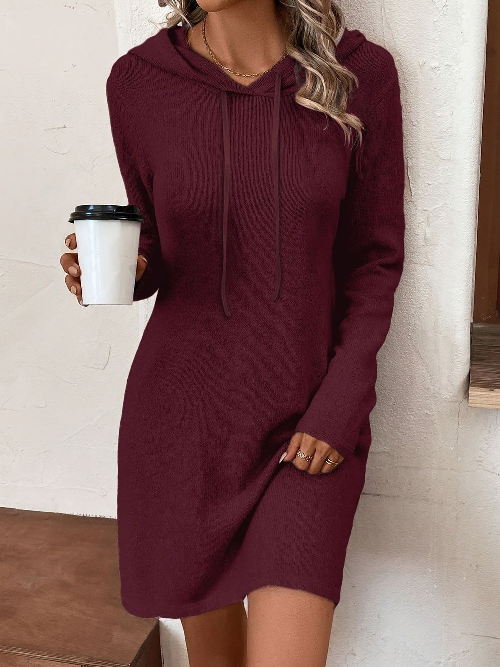 Women's Long Sleeve Bodycon Dress, Figure-Hugging Fit